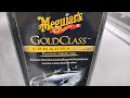 meguiars Gold class liquid wax puts insane gloss on black Ford explorer watch this