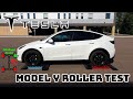 Tesla Model Y AWD Dual Motor AWD ROLLER TEST | With and without Off-Road assist!