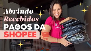 ABRINDO RECEBIDOS DA SHOPEE