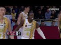 林志傑切入轉身吃掉donatas motiejunas｜2017 18 cba例行賽第33輪 廣廈 vs 山東