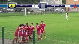 Allievi Elite U17  Fase Nazionale 2^ Giornata Donatello-Giorgione 2-3 Intervista Minato Francesco