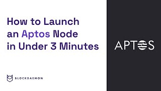 How to Launch an  Aptos Node in Under 3 Minutes!