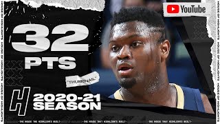 Zion Williamson 32 Points Full Highlights vs Pistons | February 24, 2021 | 2020-21 NBA Season
