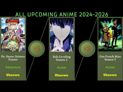 All Upcoming Anime In 2024 Up To 2026 Youtube