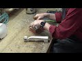 Violinmaker Peter Westerlund Part 60 Start cutting the scroll volutes