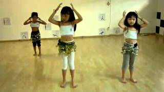 Happy Dance Malaysia - Children Belly Dance Practising