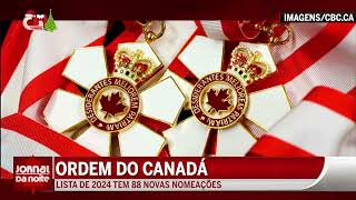 Condecoração: 88 novas nomeações para a Ordem do Canadá