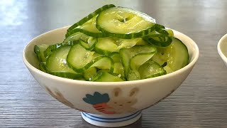 《Smacked Cucumber Salad》sweet and sour crunchy cucumber, the fastest and multi pairing side dish!