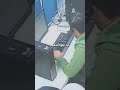 scammer freaks out when he loses his stolen money scammer cctv