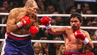 Manny Pacquiao vs BIGGEST Fighter The Brutal Knockouts against Monsters | Brutal Boxing Moments