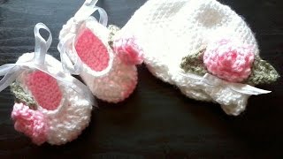 Tutorial-Crochet baby ballet booties (Part 1)