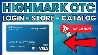 Highmark OTC: Store, Login, Catalog β¬π