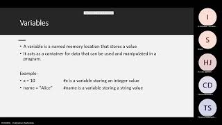 Variables and Data Types- 3rd Session - Python Mastery Class - ProLab Academy