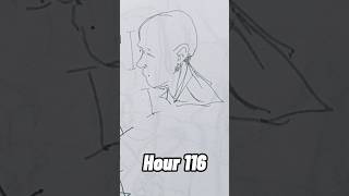 Hour 116 - form, technical skill #drawing #anatomy #anime #manga #art #shorts #tips #10000hrs #10k