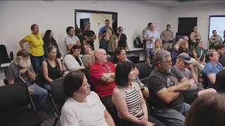 Lemon Grove residents rail against proposal for state funds for sleeping cabins for the homeless