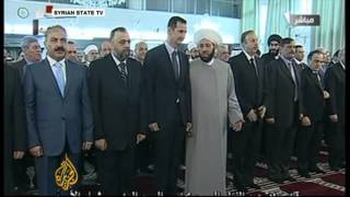 Reports of shelling in Assad's neighbourhood