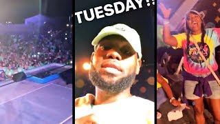 LeBron James' BIGGEST TACO TUESDAY YET At 2 Chainz Concert