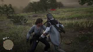 Don’t bring a knife to a fist fight: RDR2 online: clips