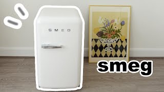 SMEG Minibar Fridge White Unboxing 🤍 스메그 미니바 냉장고 화이트 언박싱