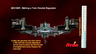 B531 Twin Parallel Natural Gas Regulator: Principle of Operation