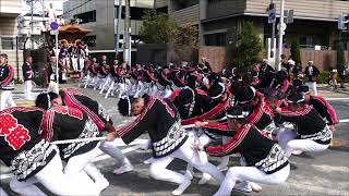 堺市だんじり祭り　津久野地区だんじり　津久野駅前周回コース　神野町（２０１８年１０月６日）－４