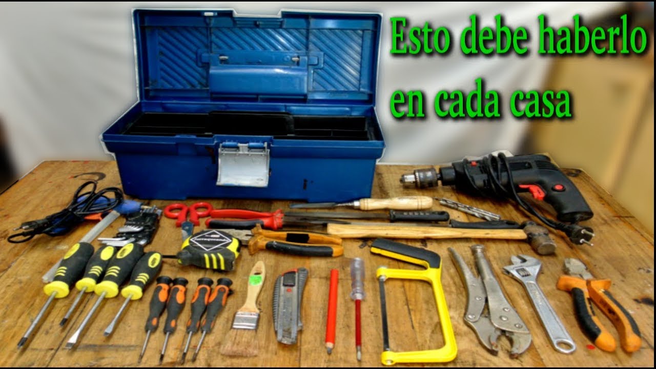 Herramientas Basicas Que Necesito Y Debe Haber En Cada Casa - YouTube