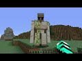 how to get inside iron golem head in minecraft....