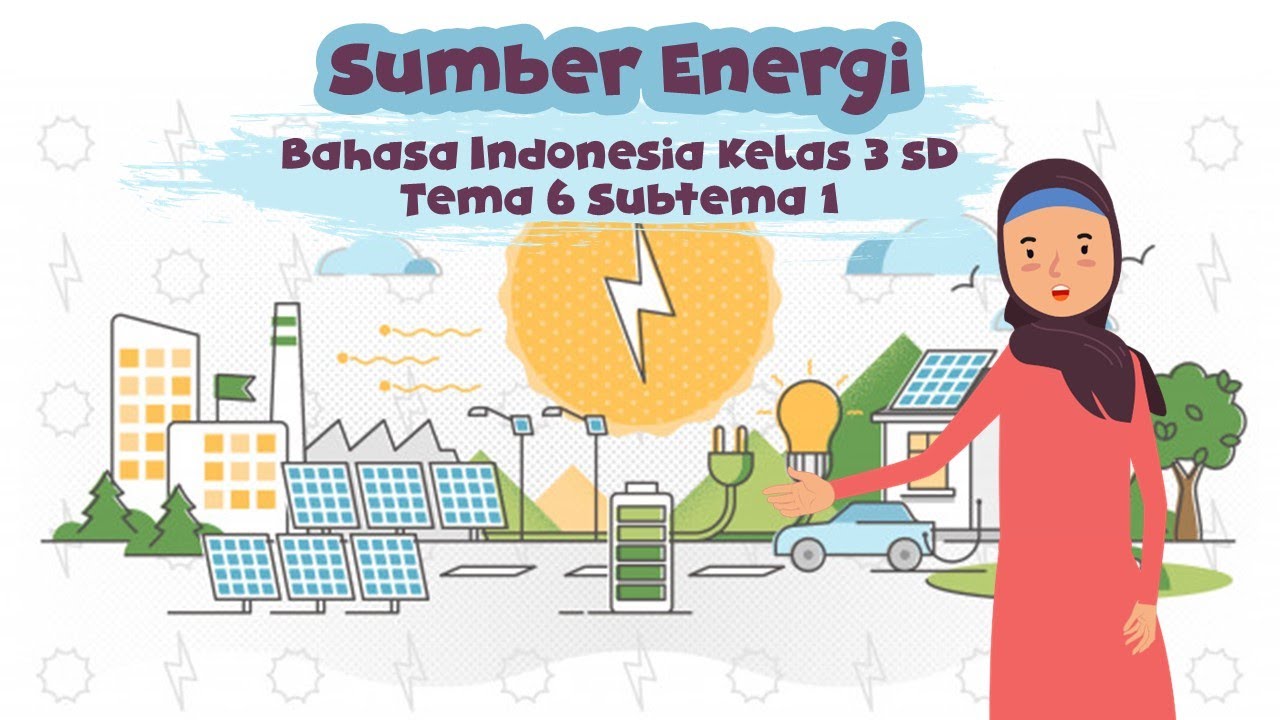 SUMBER ENERGI || BAHASA INDONESIA KELAS 3 SD TEMA 6 SUBTEMA 1 - YouTube