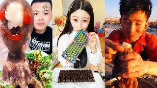 eating show丨The vibrato beauty eats broadcasts to challenge various Chinese food