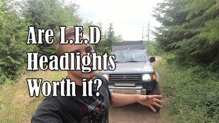 Should you Upgrade to L.E.D Headlights? Boslla Bullet B1 vs Halogen