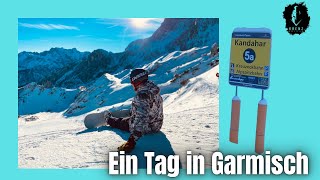 Ein Tag in Garmisch/ Mit dem Snowboard auf der Kandahar