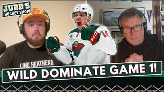 Minnesota Wild dominieren Dallas Stars im ersten Spiel und übernehmen die Serienführung!