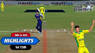 Real cricket 22 - India vs Australia 1st T20i Highlights || Real cricket 22 Gameplay