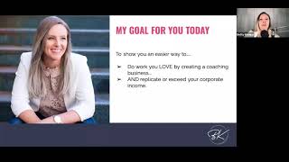 How To Ditch the Corporate 9-5 \u0026 Repackage Your Genius into a 6-Figure Coaching Business Masterclass