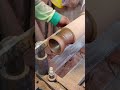 #wood #woodturner #woodturning #copper #woodturnerlathe #woodturningtools #diy