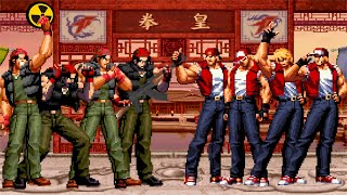 The King of Fighters (MUGEN) | Ralf Jones Team vs Terry Bogard Team