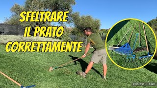 Sfeltrare Arieggiare il prato ? Le operazioni corrette in autunno - (microterme)