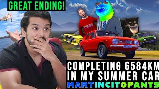 Completing 6584km in My Summer Car | CG Reacts