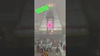 Tirumala Weather turns into Full of cloudy and foggy #tirupati #tirumala #cloudy #shorts #ytshorts