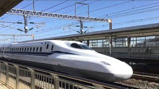 東海道新幹線　Ｎ７００Ｓ　小田原通過