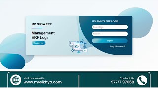 MO SIKHYA ERP - Best School Management Software in India | All-in-One School ERP Software