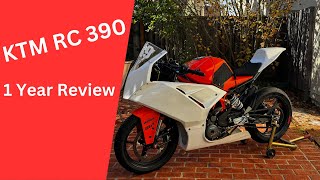 KTM RC 390 1 year review