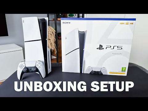 NEW PS5 Slim Unboxing Setup Review EVERYTHING YOU NEED TO KNOW!