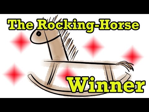 What is the central irony in the rocking horse winner?