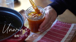 Enjoying Winter Breakfast with Kumquat and Coffee/ 金柑とコーヒーを楽しむ冬朝食▪︎エッグノックカプチーノ