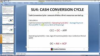 FIN3702-Crash Course SU4-SU8