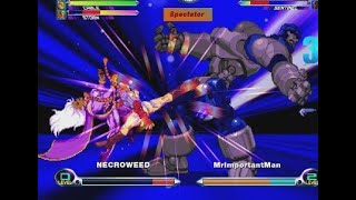 MvC2 XBL Tournament # 6 [LB]: Necroweed vs MrImportantMan .:9.9.23:. [Romneto Commentary]