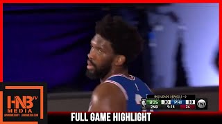 Celtics vs 76ers Game 3 8.21.20 | Full Highlights