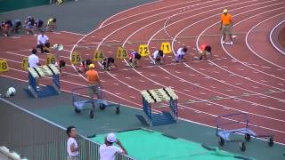 神戸市総体女子100m準決勝