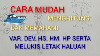 CARA MUDAH MENGHITUNG VARIASI, DEVIASI, SEMBIR, HS, HM DAN HP.